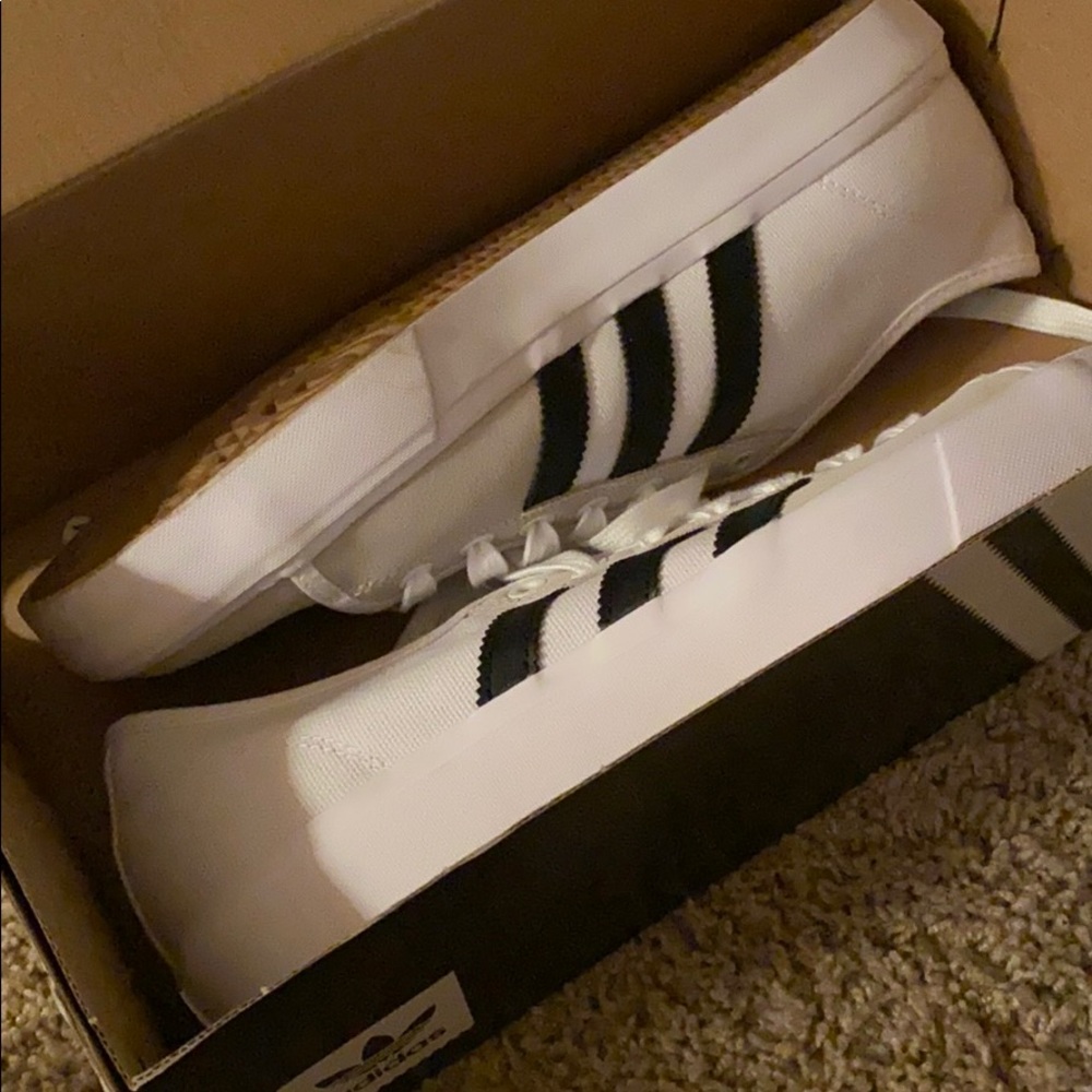 White Adidas Shoes